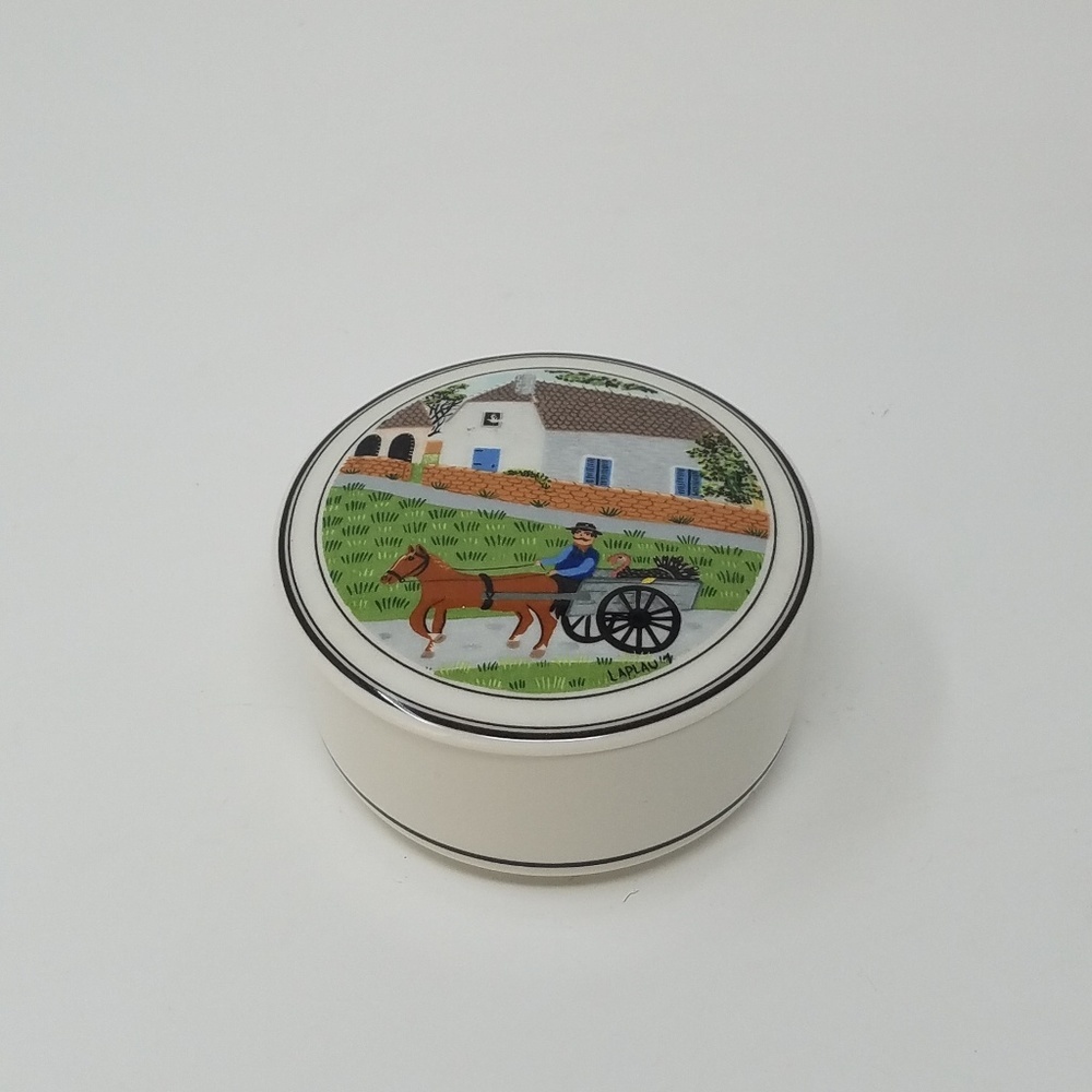 Villeroy & Boch white porcelain trinket candy box - Picture 3 of 7